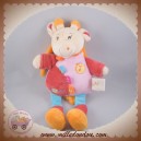 BABYNAT BABY NAT DOUDOU GIRAFE ECRU ROSE MUSICAL SOS