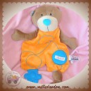 SIGIKID DOUDOU OURS MARRON PLAT ORANGE DENTITION SOS