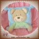 TEX DOUDOU OURS BEIGE COUSSIN VERT BLEU TRACTEUR BALLON