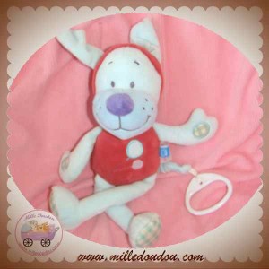 TEX SOS DOUDOU CHIEN BLEU ROUGE MUSICAL BALLON