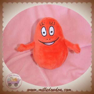 JEMINI DOUDOU BARBAPAPA BARBIDUR ROUGE 13 cm SOS