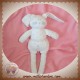 PETIT BATEAU DOUDOU LAPIN TISSU BLANC ETOILE GRIS MON REVE SOS