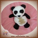 HISTOIRE D'OURS DOUDOU PANDA NOIR BLANC 15 cm SOS