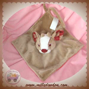 HAPPY HORSE DOUDOU FAON PLAT MARRON ROUGE SOS