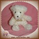 BABYNAT BABY NAT SOS DOUDOU OURS BLANC ECRU