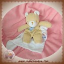 SUCRE D'ORGE DOUDOU OURS BEIGE AVEC MOUCHOIR SOS