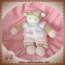 NOUKIE'S SOS DOUDOU VACHE DOTTY LOLA BEIGE HABIT ROND ROSE 