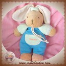 TAKINOU DOUDOU LAPIN HOCHET BLEU VERT SOS