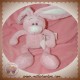 KIMBALOO DOUDOU LAPIN ROSE BLANC SOS