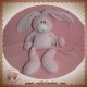 KIMBALOO DOUDOU LAPIN ROSE BLANC SOS