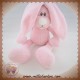 KIMBALOO DOUDOU LAPIN ROSE BLANC SOS