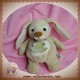 HISTOIRE D'OURS DOUDOU LAPIN BEIGE MARRON 16 CM SOS