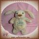 HISTOIRE D'OURS DOUDOU LAPIN BEIGE MARRON 16 CM SOS