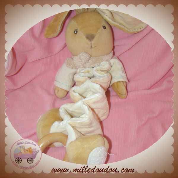 Doudou lapin patapouf avec abeille Kaloo