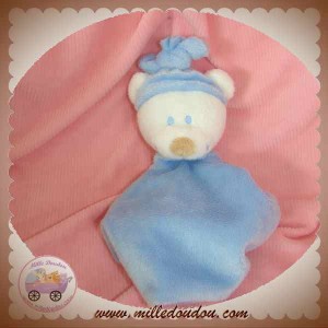 CARTOON CLUB SOS DOUDOU OURS BLANC PLAT BLEU