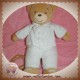 KALOO SOS DOUDOU OURS BEIGE HABIT BLANC CHINOIS MUSICAL