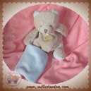 DOUDOU ET COMPAGNIE OURS GRIS MOUCHOIR BLEU SOS