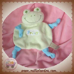 TAPE A L'OEIL SOS DOUDOU GRENOUILLE FROGGY PLAT VERT