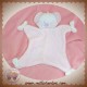 SIPLEC DOUDOU SOURIS OURS BLANC PLAT ROSE SOS