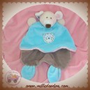 AJENA SOS DOUDOU SOURIS PLAT BLEU BEIGE