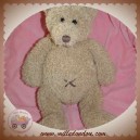 HAPPY HORSE DOUDOU OURS BOUCLETTE BEIGE SOS