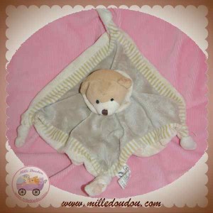 PLAYKIDS CMI SOS DOUDOU OURS PLAT MARRON BEIGE CARAMEL