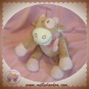 NOUKIE'S SOS DOUDOU VACHE LOLA BEIGE ROSE MUSICAL 24 CM