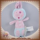 OKAIDI OBAIBI SOS DOUDOU LAPIN MAUVE BLEU TURQUOISE