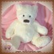 HISTOIRE D'OURS DOUDOU BABY OURS ECRU IVOIRE A POIL SOS