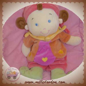 NICOTOY DOUDOU LUTIN POUPEE BONNET ROUGE 42 CM SOS