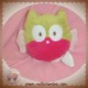 KIMBALOO SOS DOUDOU HIBOU QUASI PLAT VERT ROSE