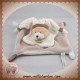 DOUDOU ET COMPAGNIE SOS OURS PLAT BLANC GRIS TAUPE GRAINE DE DOUDOU