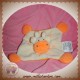 BABOU SOS DOUDOU VACHE GIRAFE PLAT ECRU ORANGE