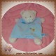 TEX DOUDOU OURS BLANC PLAT BLEU TORTUE HIDE SOS