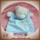 TEX DOUDOU OURS BLANC PLAT BLEU TORTUE HIDE SOS