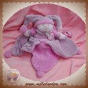 DOUDOU ET COMPAGNIE OURS ROSE PETALE PLAT MACARON SOS