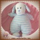 LUMINOU SOS DOUDOU CHIEN RAYE BLEU JEMINI 32 CM