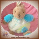 TOODO SOS DOUDOU LAPIN MARRON BOULE BLANC BLEU BATEAU ANCRE 23 cm