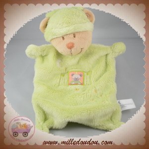 NICOTOY SOS DOUDOU OURS BEIGE PLAT VERT FENETRE ETOILE