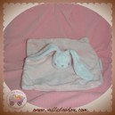 KIMBALOO SOS DOUDOU LAPIN PLAT BLANC ROSE 1ER DOUDOU