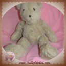 NATURE ET DECOUVERTES DOUDOU OURS MARRON BEIGE SOS