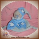 BABYNAT BABY NAT SOS DOUDOU OURS GRIS PLAT BLEU ETOILE