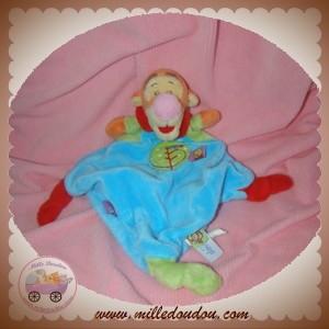 DISNEY DOUDOU TIGROU PLAT BLEU NOEUD OISEAU SOS