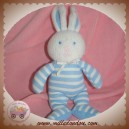 LUMINOU DOUDOU LAPIN RAYE BLEU HOCHET JEMINI SOS