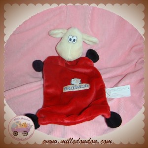 BERYL BRIOCHE DOUDOU MOUTON PLAT ROUGE SOS