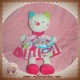 BABYSUN BABY SUN SOS DOUDOU CHAT MOUCHOIR GOURMANDISE ROSE