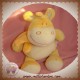 BENGY DOUDOU DINOSAURE VACHE ORANGE ECHARPE 23 CM SOS