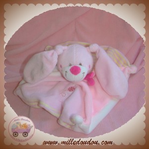 NICOTOY SOS DOUDOU CHIEN LAPIN ROSE PLAT COCCINELLE