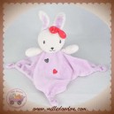 NICOTOY SOS DOUDOU LAPIN PLAT VIOLET COEUR