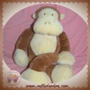 NICOTOY DOUDOU SINGE MARRON ECRU 40 CM SOS